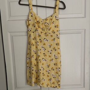 Old Navy Yellow Floral Mini Dress